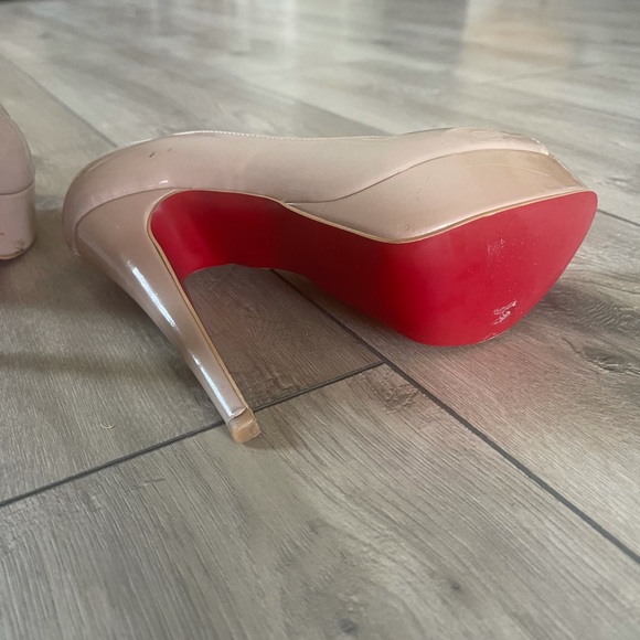 Christian Louboutin Peeptoe Heels - Picture 7 of 9